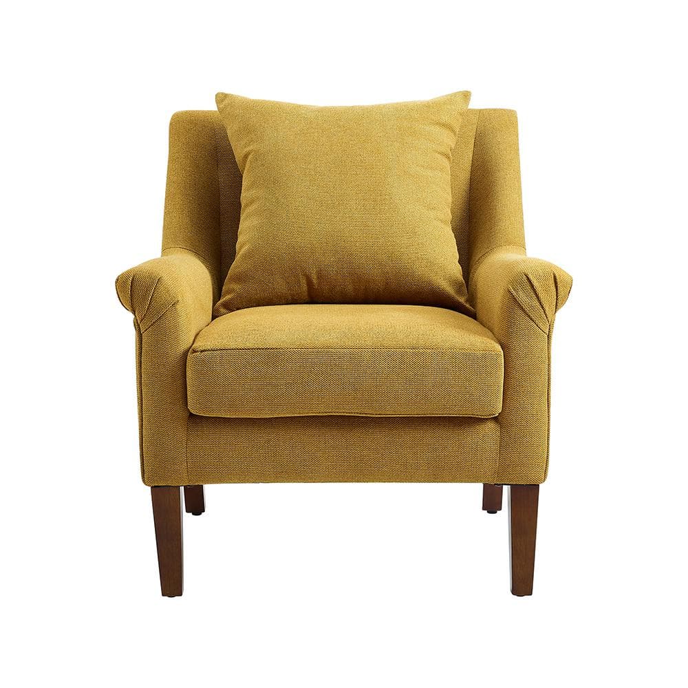 Yellow discount arm chair