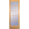 Builders Choice 60 in. x 80 in. 15-Lite Clear Wood Pine Prehung Interior French  Door HDCP151550 - The Home Depot