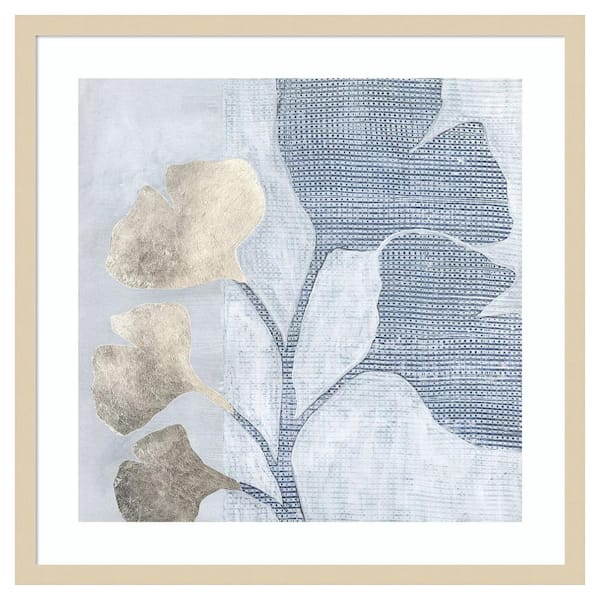 Amanti Art Veiled Garden IV by Vanna Lam 25 in. W x 25 in. H. Wood Framed Wall Art Print Framed in Brown