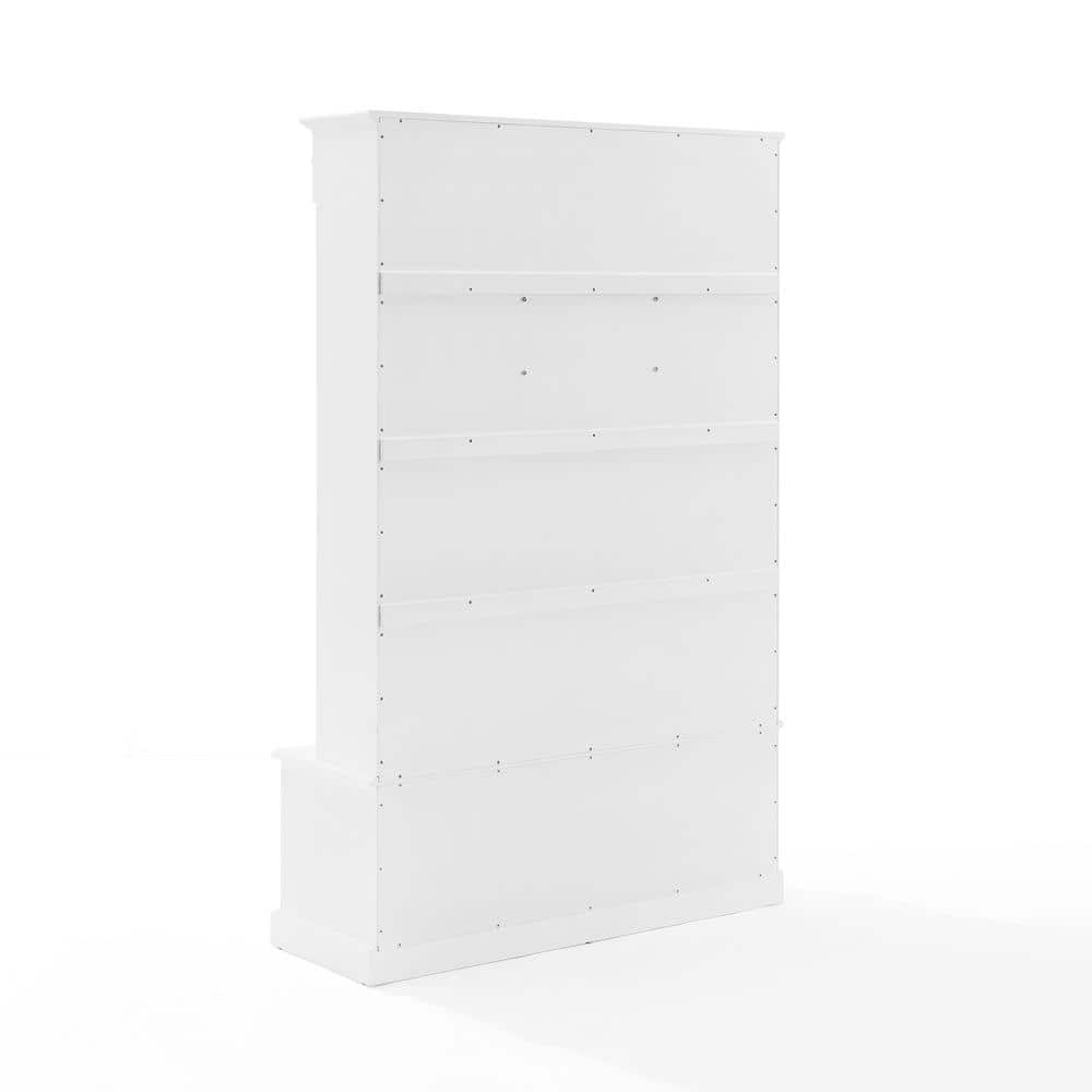 Bartlett White Farmhouse Hall Tree with Bench and Shoe Storage