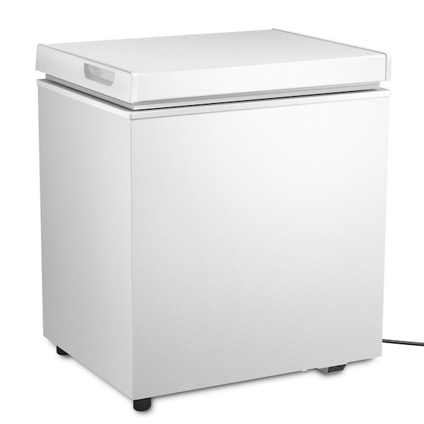 Garage Ready 20.67 in. 1.8 cu. ft. Manual Defrost Chest Freezer with Temperature Alarm Chest Freezer in White