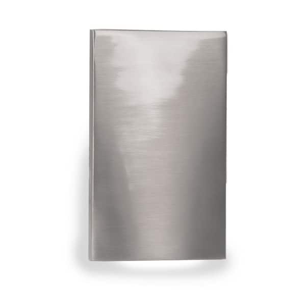 WAC LIMITED 4-Watt 1-Light Line Voltage Brushed Nickel LED Vertical Scoop Stair Light or Wall Light, 3000K