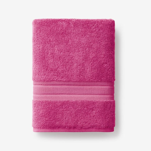 The Company Store Company Cotton Magenta Pink Turkish Cotton Bath Towel