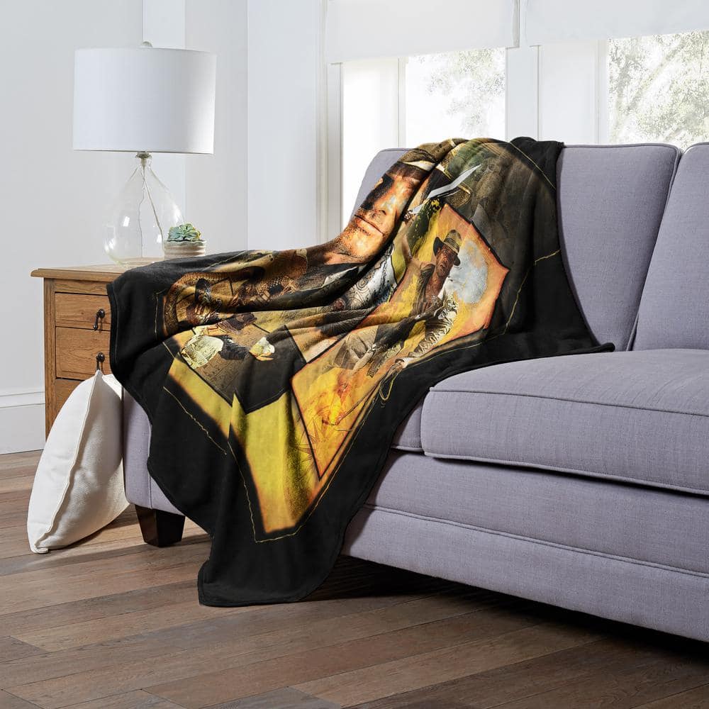 Indiana Jones Adventurous Indy Silk Touch Throw Blanket