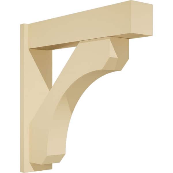 Ekena Millwork Legacy 7 in. W x 30 in. H x 30 in. D Signature Urethane Polyurethane Outlooker with Block Ends