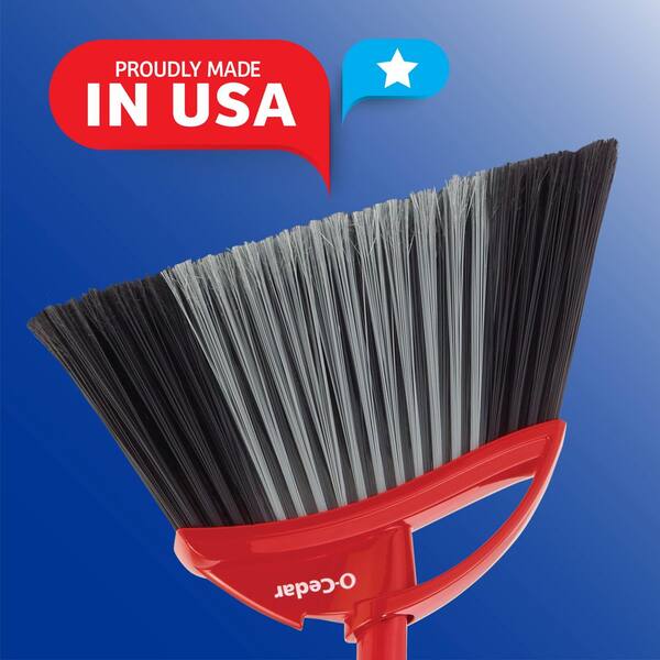Pet Hair Broom Rubber Broom 59 Long Handle with Build-in Squeegee Silicone  Broom for Sweeping Hardwood Floor Tile