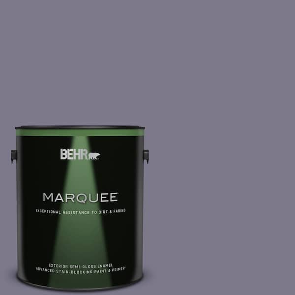 BEHR MARQUEE 1 gal. #N560-5 Solitaire Semi-Gloss Enamel Exterior Paint & Primer
