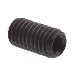 #10-32 x 3/8 in. Black Oxide Coated Steel Set Screws (25-Pack)