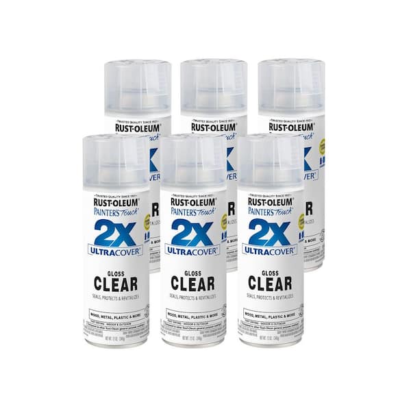 12 oz. Gloss Clear General Purpose Spray Paint (6-Pack)