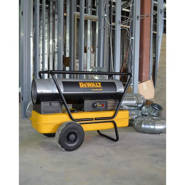 DEWALT Heavy Duty 135,000 BTU Yellow Forced Air Kerosene Outdoor