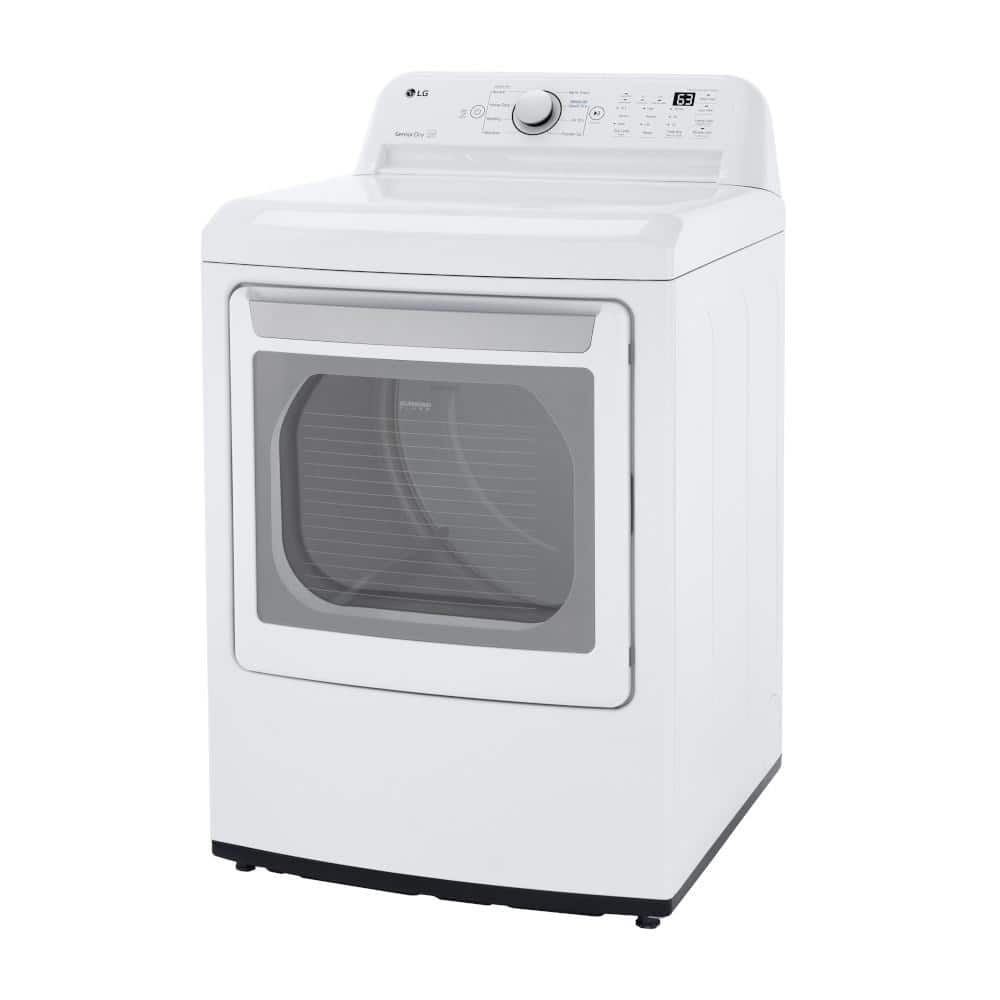 7.3 Cu. Ft. White Electric Dryer with Sensor Dry Technology