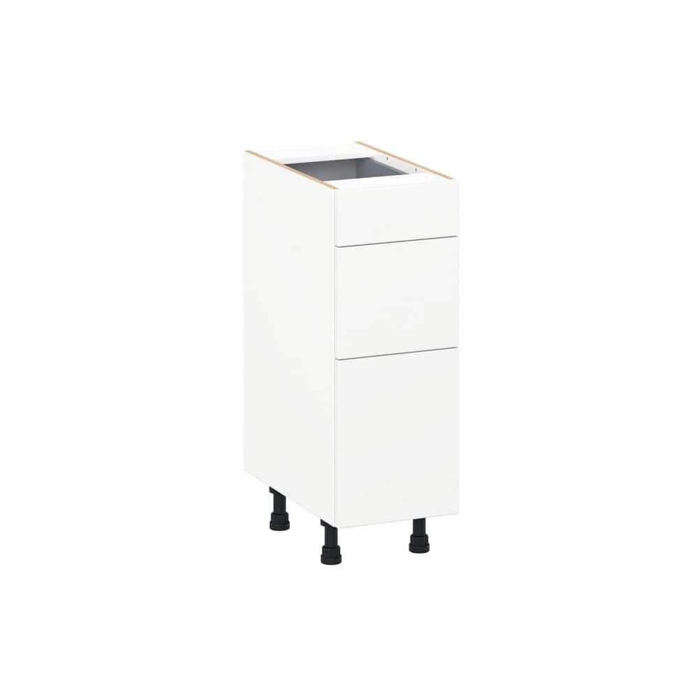 Timberline 12 in. W x 21 in. D x 30 in. H Assembled Slab Bath Drawer Base Kitchen Cabinet in Bright White price history on PriceWatchPro