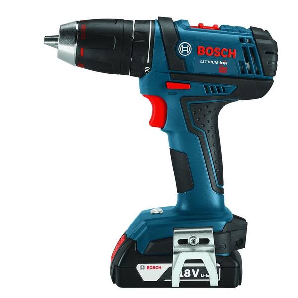 Bosch - 18 Volt Lithium-Ion Cordless 1/2 in. Variable Speed Compact Drill/Driver Kit