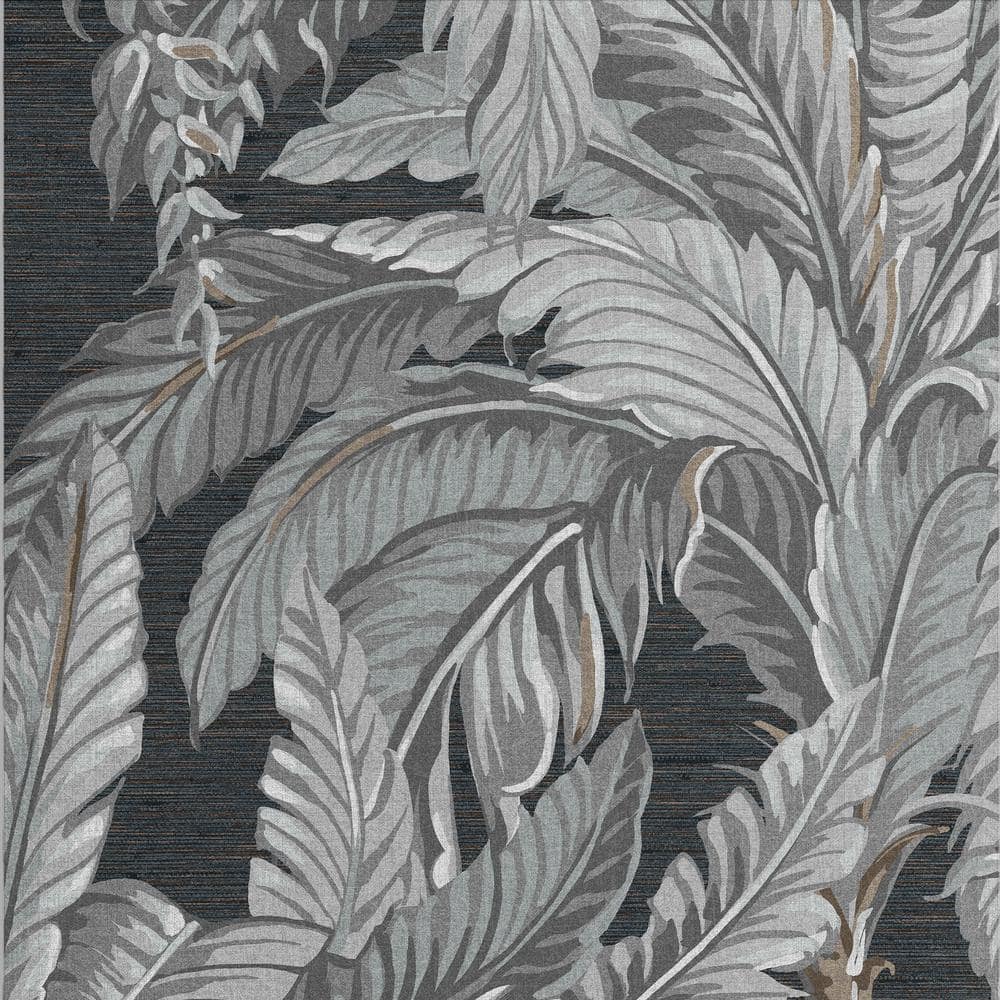 Graham & Brown Daintree Palm Sterling Nonwoven Paper Paste the Wall  Removable Wallpaper 112019 - The Home Depot