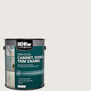 1 gal. #MQ3-32 Cameo White Semi-Gloss Enamel Interior/Exterior Cabinet, Door & Trim Paint