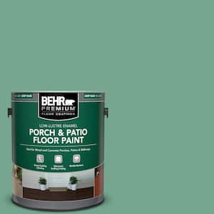 1 gal. #M420-5 Free Green Low-Lustre Enamel Interior/Exterior Porch and Patio Floor Paint