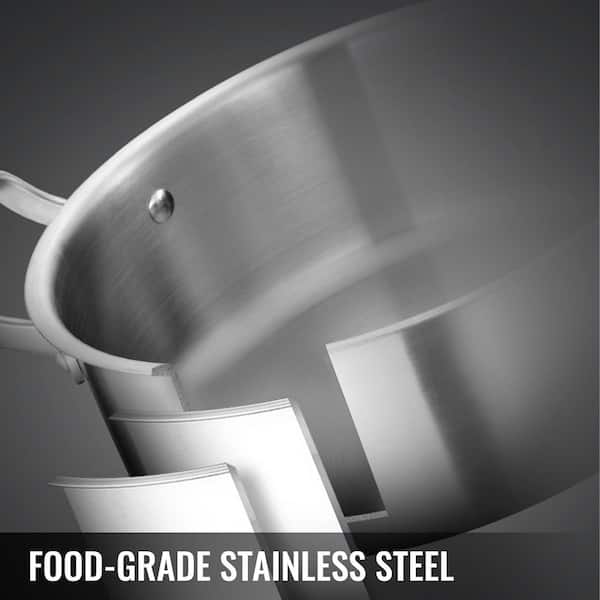 VEVOR Stainless Steel Dumpling Steamer 5-Titer Electric Grill