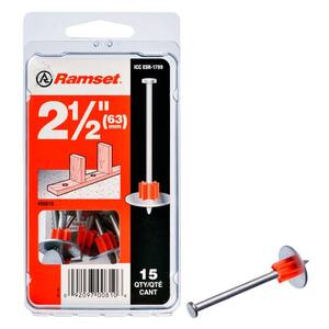 Ramset 25Pk 1-1/2" Pin W/Washer 