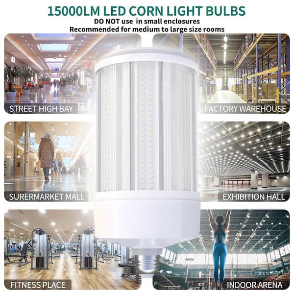 Pinegreen Lighting 800-Watt Equivalent 15000 Lumens E26/E39