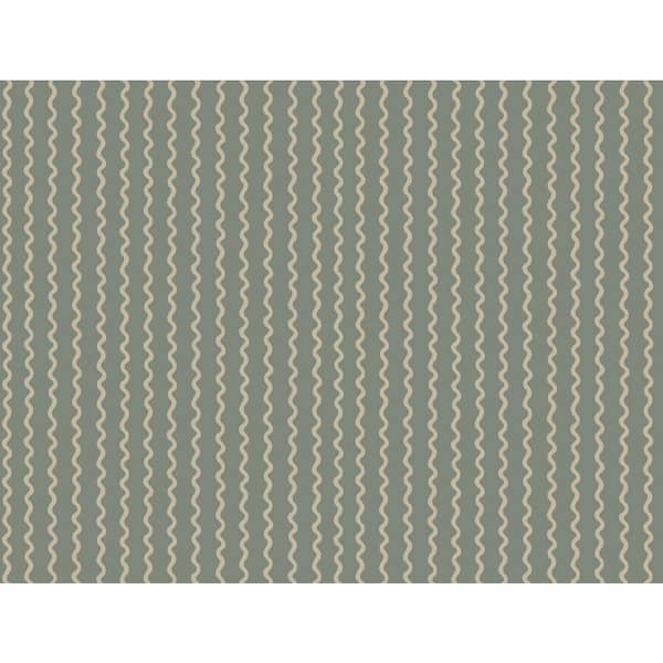 RIFLE PAPER CO. Rickrack Moss Green Matte Non-Pasted Wallpaper