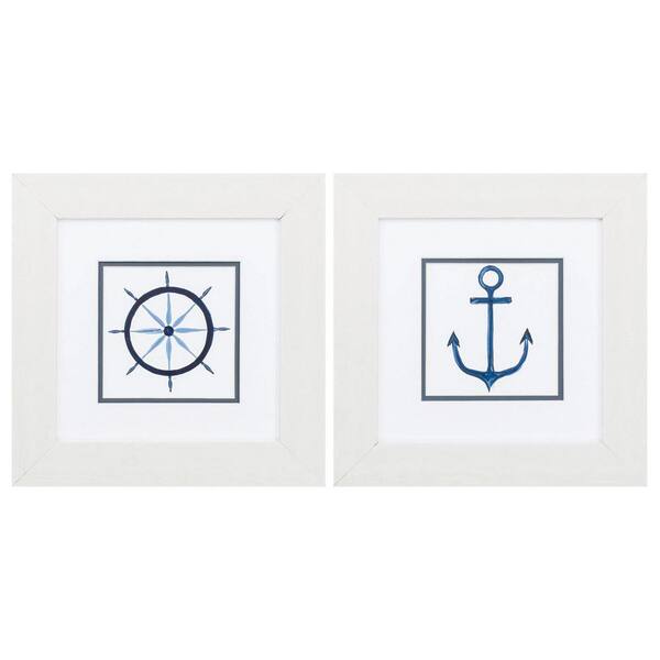 Homeroots Victoria White Gallery Frame (set Of 2) 365181 - The Home Depot