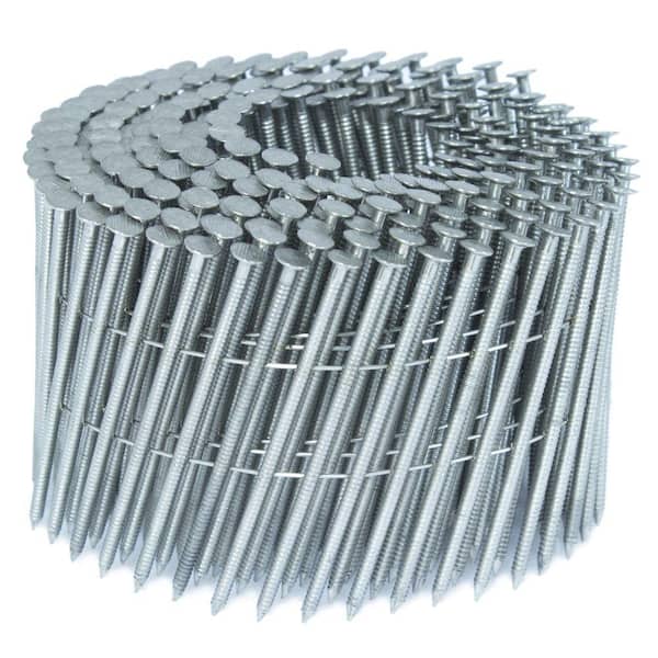 FASCO 2.5 in. x 0.09 in. 15-Degree Ring Stainless Wire Coil Siding Nail 4,000 per Box