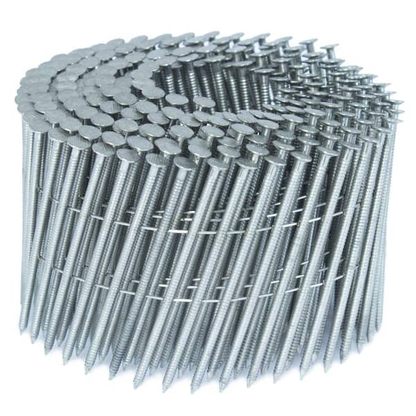 FASCO 2.5 in. x 0.09 in. 15-Degree Ring Stainless Wire Coil Siding Nail  4,000 per Box MC21290RSSE4M - The Home Depot