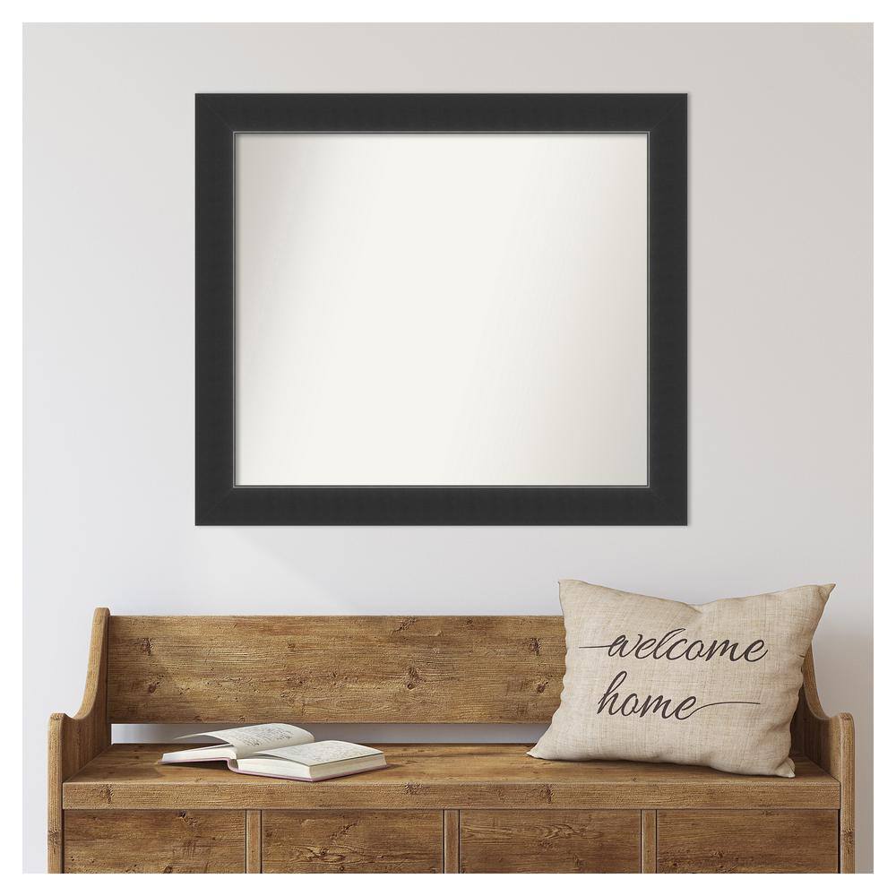 Corvino Black Medium Wood Framed Bathroom Vanity Mirror