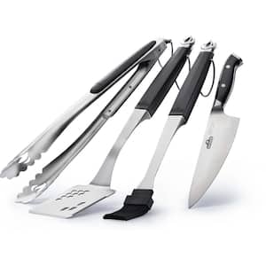 Executive Toolset in Stainless Steel Cooking Accessory (4-Piece)