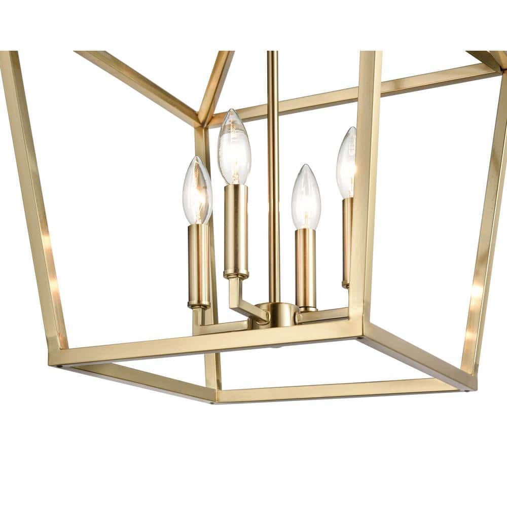 Elegant Modern Gold LED Pendant Light for Indoor/Outdoor Use