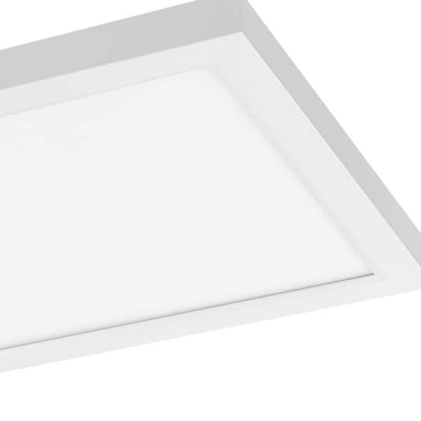 Flex Install Panel 12 in. x 48 in. White Integrated LED Flat Panel Light with 5CCT