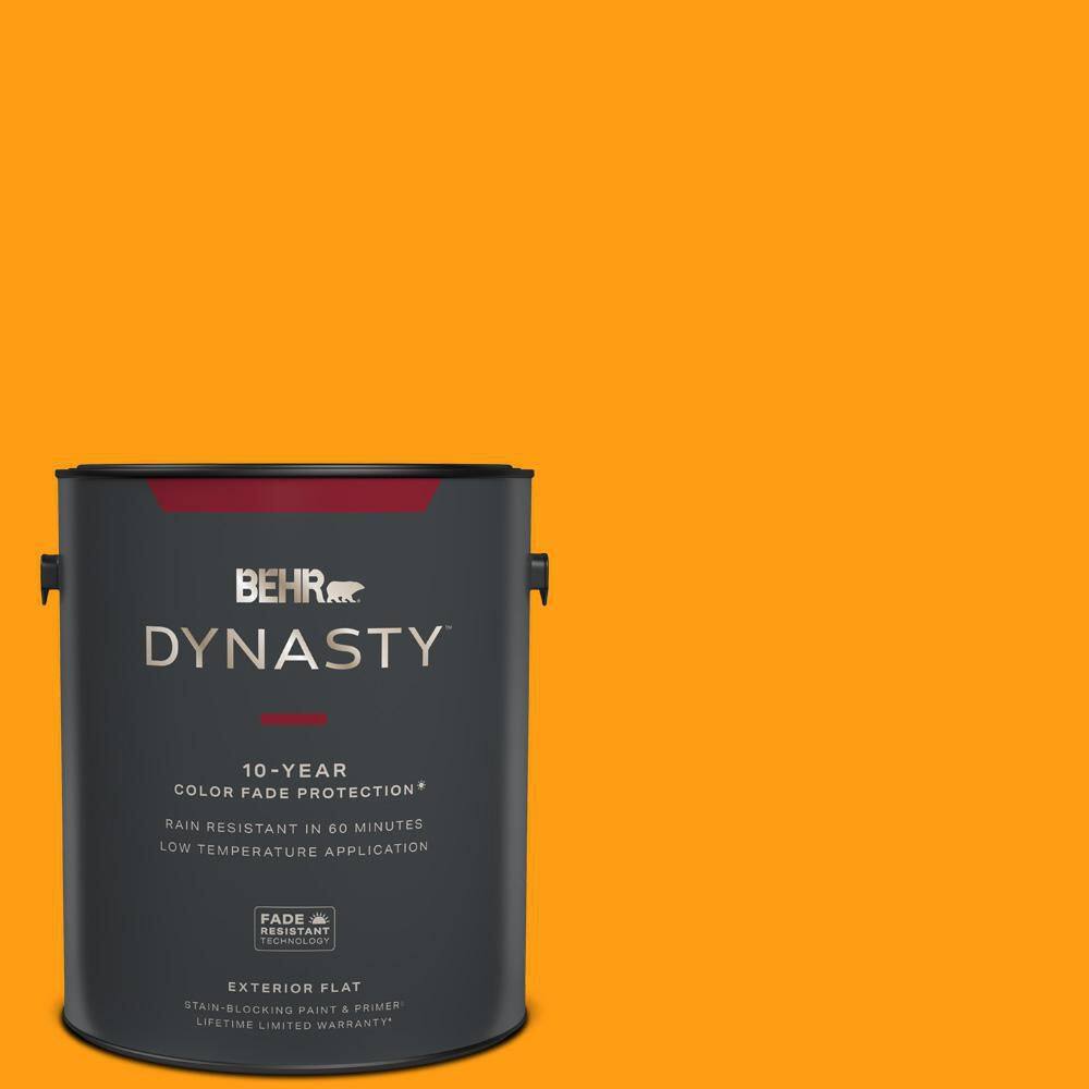BEHR DYNASTY 1 gal. SG290 Orange Peel Flat Exterior StainBlocking Paint & Primer 465301