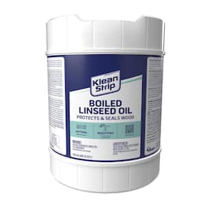 5 Gal. Boiled Linseed Oil, Paint Solvent, Protects and Seals Wood, (1-Pack)
