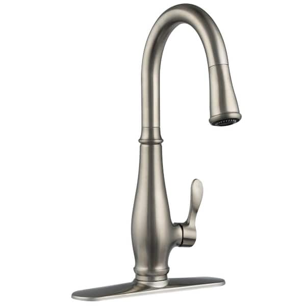 KOHLER Cruette Single-Handle Pull-Down Sprayer Kitchen Faucet with