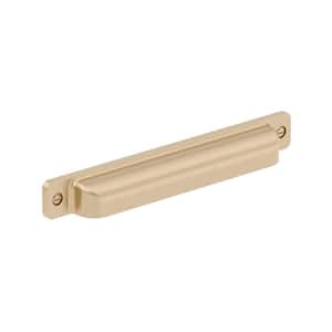 Torino Collection 7-9/16 in. (192 mm) Center-to-Center Champagne Bronze Transitional Drawer Pull