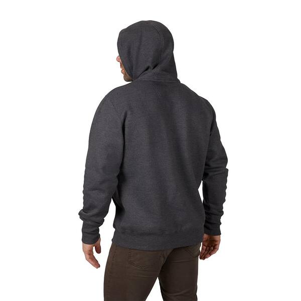 Smart Color Block Pullover Hoodie - Black/Charcoal Heather XXX-Large