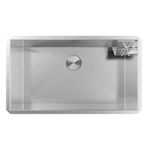 Ibiza 30 in. Undermount Single Bowl 16-Gauge Stainless Steel Rounded Corners Kitchen Sink