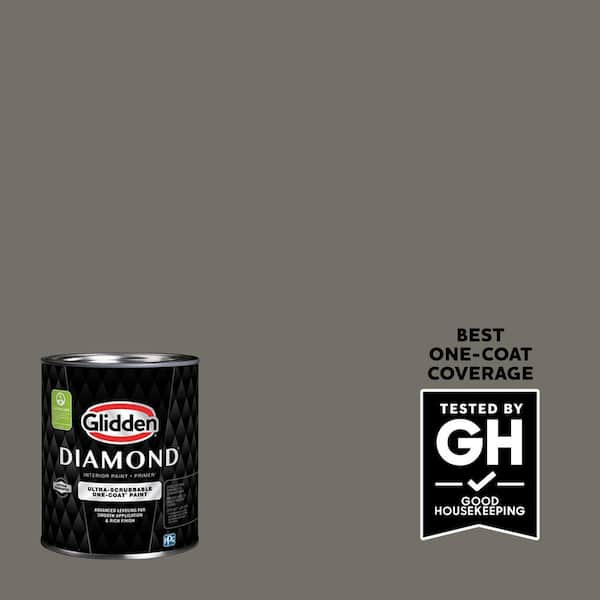 Glidden Diamond 1 qt. PPG1008-6 Artillery Eggshell Interior Paint with Primer
