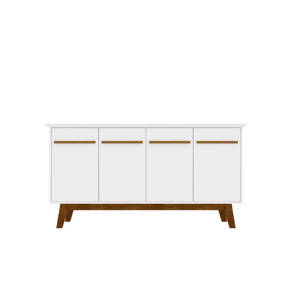 Manhattan Comfort Yonkers 62.99 in. White Sideboard 232BMC6 The Home