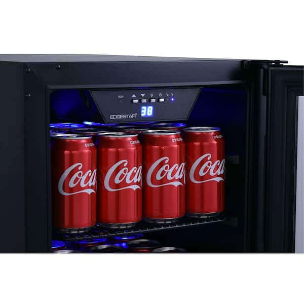 EdgeStar - 15 in. 80 (12 oz.) Can Built-In Beverage Cooler