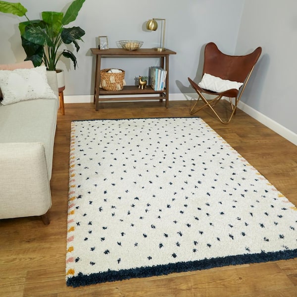 Connor Navy 5 ft. x 7 ft. Area Rug