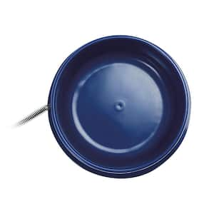 Bungalow Flooring Aqua Shield Dog Bowl Wave Bluestone 18 in. x 27 in.PET  Polyester Pet Mat 20664581827 - The Home Depot