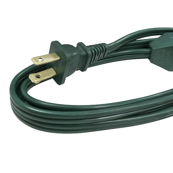 HDX 6 ft. 16/2-Gauge Green Cube Tap Extension Cord EXG-1626 - The