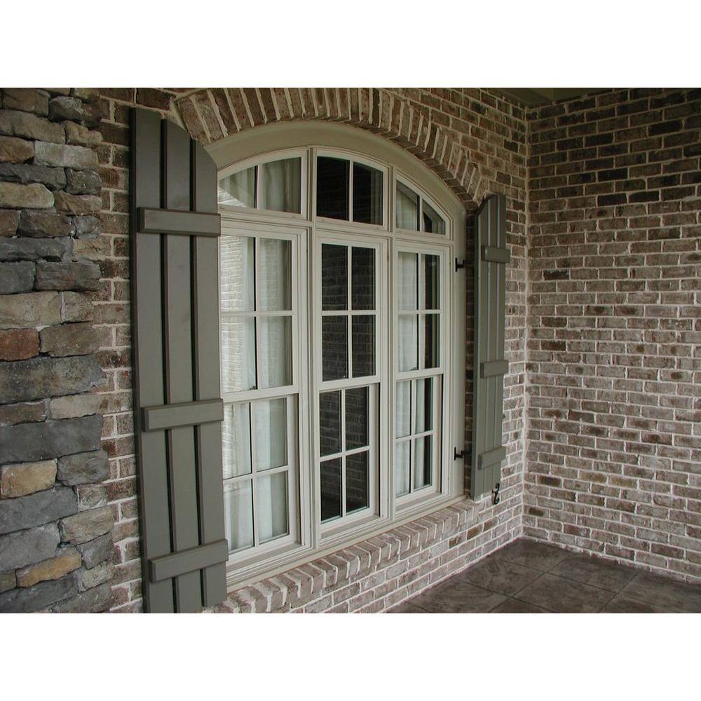 Unfinished Pine Board and Batten Exterior Shutters, 40" x 12"