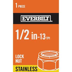 1/2 in.-13 Stainless Steel Nylon Lock Nut