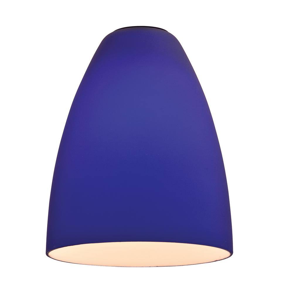 cobalt blue glass shade