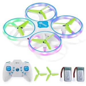 7" TD1 Kids Indoor Outdoor RC Easy to Fly Quadcopter Drone with LED Lights with 3d Flip