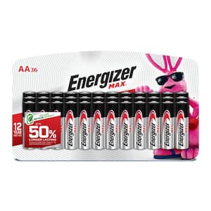 MAX AA Batteries (36 Pack), Double A Alkaline Batteries