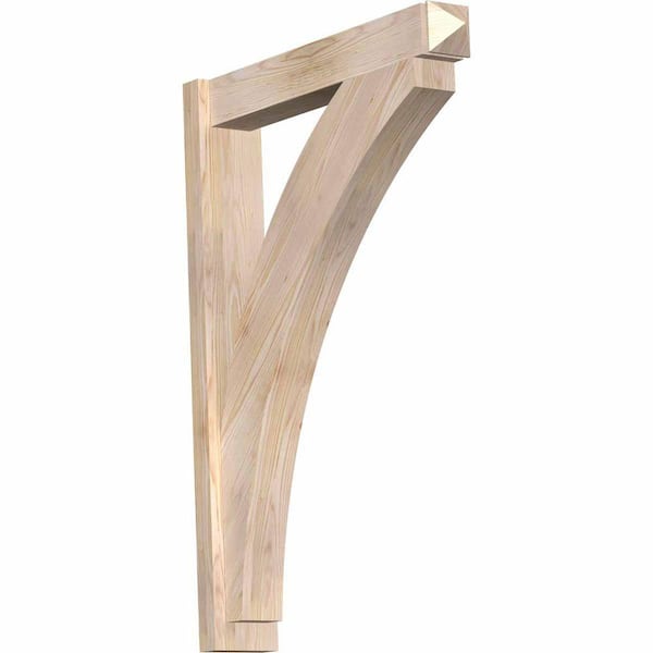 Ekena Millwork 6 in. x 42 in. x 30 in. Thorton Arts and Crafts Smooth Douglas Fir Outlooker