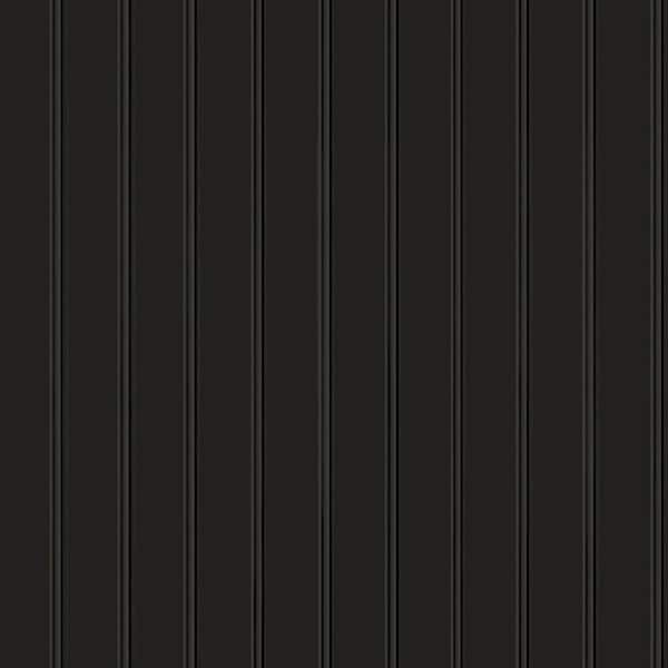 Tempaper Onyx Beadboard Vinyl Peel and Stick Removable Wallpaper Sample